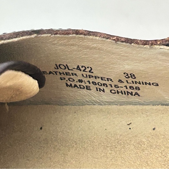 ALEGRIA Joleen Espresso Gale Tooled Clog Professional Comfort Shoe Size 38 us 8 - Picture 7 of 11